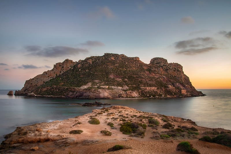 Scenic sunset landscape